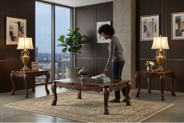 Table r classique Table basse Baroque Table d'appoint Canapé Design Salon