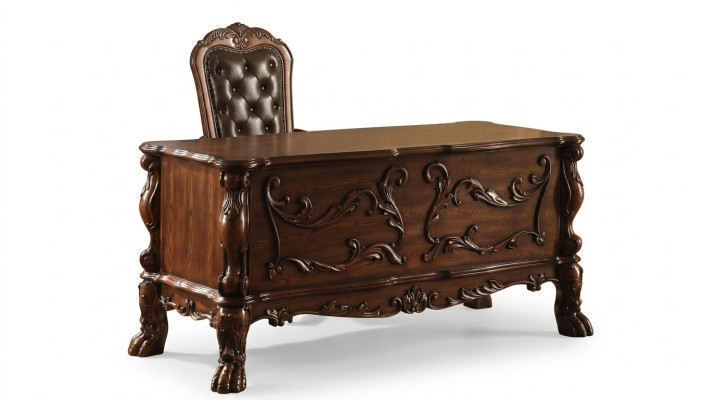 Bureau Classique r Étagère de Bureau Secrétaire Table d'ordinateur Tables Étagères