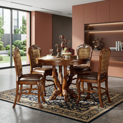 Ensemble de table à manger avec 4 chaises, salle à manger.