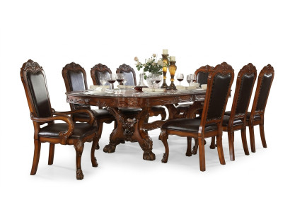 Meubles Table 6x Chaises Ensembles Salle à manger Suite Bois Complète Baroque Rococo