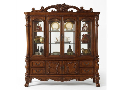 Vitrine décorative armoire vitrines armoires de salon vitrines montrent design baroque