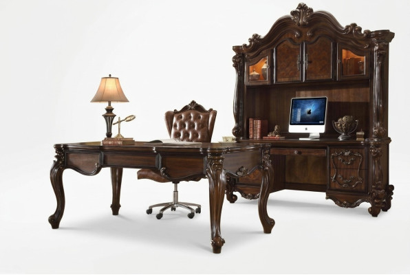 Elégant ensemble de bureau de luxe comprenant un bureau + une chaise + un bureau d'ordinateur