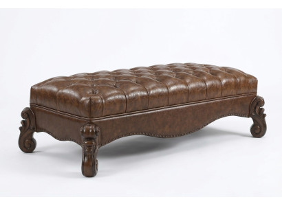Chaise longue style antique canapé inclinable divan bain de soleil chaise cuir baroque rococo nouveau