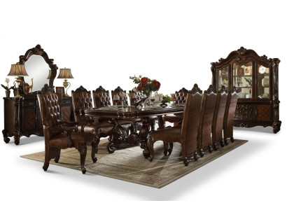 Salle à manger Suite 9 pièces Baroque Rococo Table 8x Chaises groupe de chaises