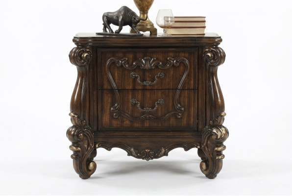 Table de chevet de nuit classique, console solide étagère en bois pour chambre à coucher, neuf