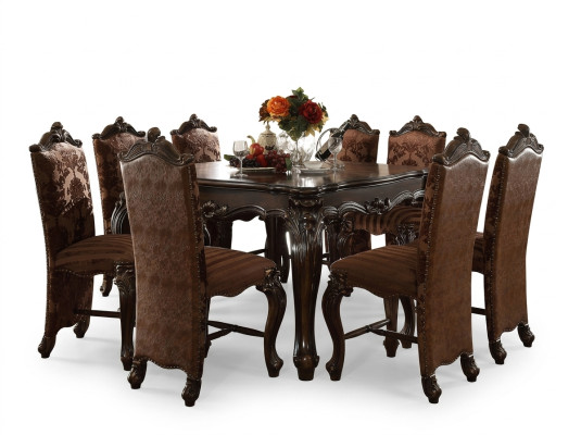 Style de table à manger Antique Baroque en bois Table Véritable Tables Classiques de Designer