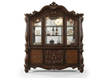 Vitrine de luxe vitrine armoire en bois vitrine d'angle vitrine d'angle verre nouveau baroque