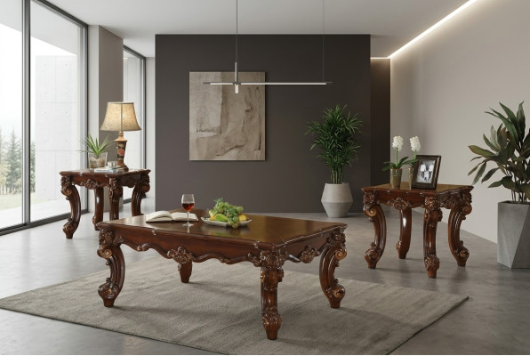 Table en bois Tables basses en bois massif Mobilier de salon 135x90cm