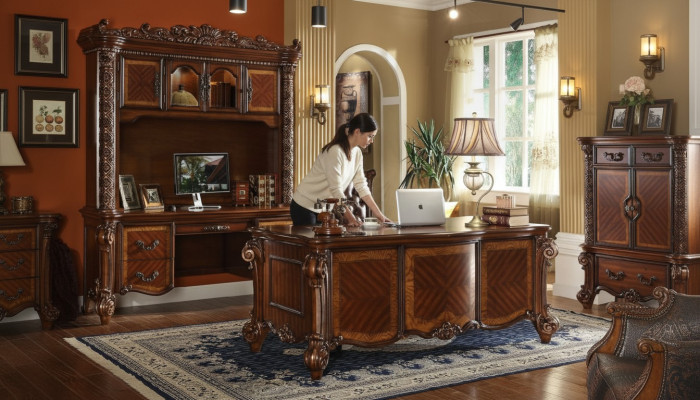 De bureau de luxe de style antique de bureau de style baroque rococo baroque Tables