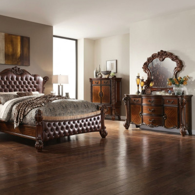 Miroir Commode Armoire décorative Commodes Buffet Ensemble de chambre Bois