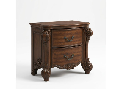 Table de chevet baroque rococo Armoire de nuit en bois Commode Table de rangement Console de nuit neuve