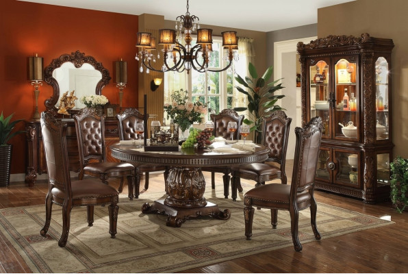 Table ronde de style baroque Table ronde Table ronde Classique en bois Rococo