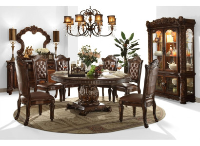 Table ronde de style baroque Table ronde Table ronde Classique en bois Rococo