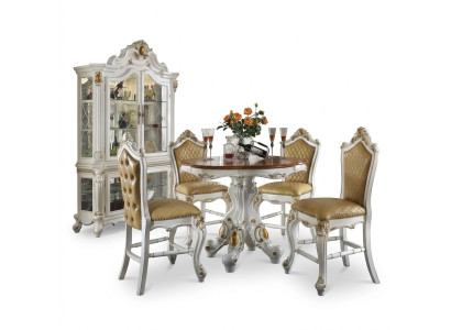 Salle à manger ronde Table ronde Tables en bois Baroque Rococo classique rond