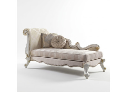 Chaise longue chaises Tissu canapé longue Décoration Chaise Club Détente Textile