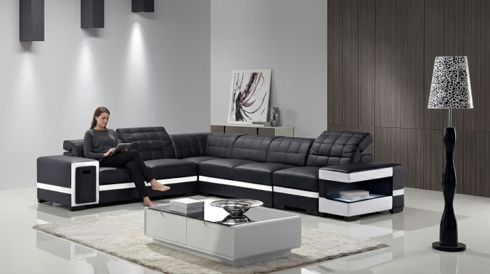 Canapé design Canapé Canapé d'angle Tapisserie Déco Suite Paysage vivant Forme en L