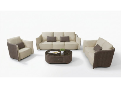 Ensemble de canapé 3+2+1 places Ensemble de canapé Design Tissu Moderne Canapés Canapé