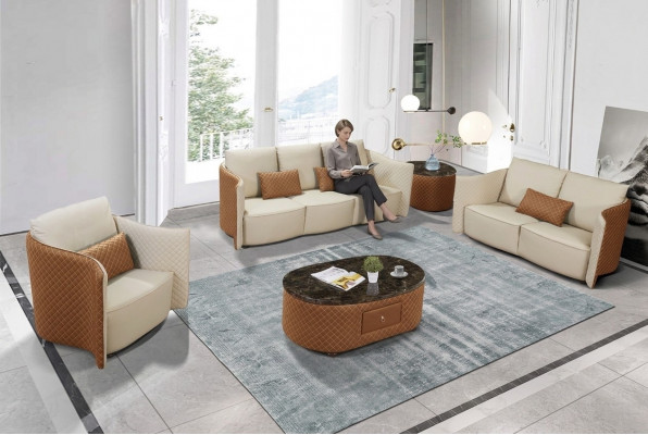 Ensemble de canapé 3+2+1 places Design moderne Canapés Rembourrage Sofa