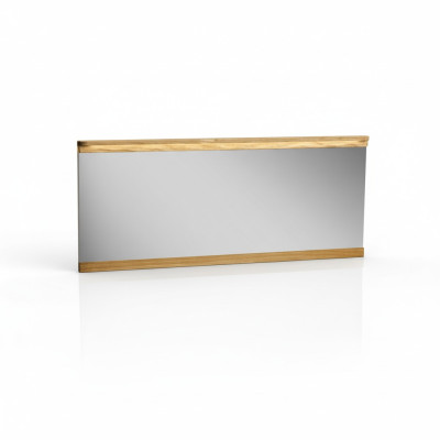 Miroir Miroir mural designer Hallen Salon Salle de bain Bois Verre design 151x70cm xxl