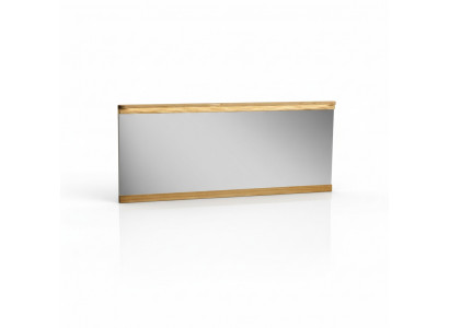 Miroir Miroir mural designer Hallen Salon Salle de bain Bois Verre design 151x70cm xxl