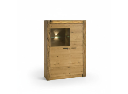 Vitrine Buffet Armoire Étagère Style Moderne Salle de séjour Commodes Collection en verre