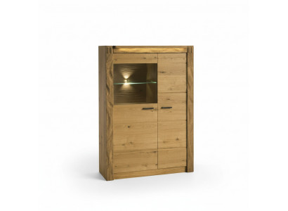 Vitrine Buffet Armoire Étagère Style Moderne Salle de séjour Commodes Collection en verre