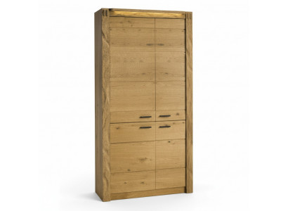 Armoire haute polyvalente avec tiroirs, étagère de salon, vitrine de style antique, neuf