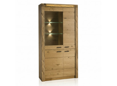 Vitrine Armoire Commode Salon Étagère en verre Vitrines Étagères Bois Armoires nouvel
