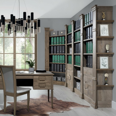 Étagère d'angle Étagère Rangement Murale Armoire de classement Bureau Armoire Meuble