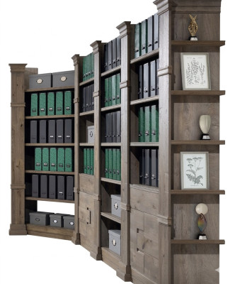 Étagère d'angle Étagère Rangement Murale Armoire de classement Bureau Armoire Meuble