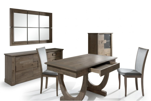 Designer Commode Buffet Haut Etagère Armoire Commodes Buffet Salon Bois