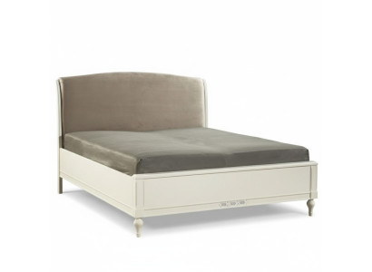 Lit Lits Lit double Chambre Revêtement en cuir Textile Lits doubles neufs Textile