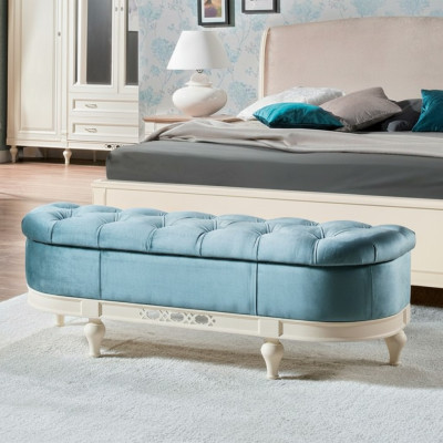 Tabouret - repose-pieds - tabouret d'appoint - ottoman - chaise longue - banc - siège Chesterfield