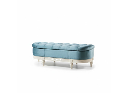 Tabouret - repose-pieds - tabouret d'appoint - ottoman - chaise longue - banc - siège Chesterfield