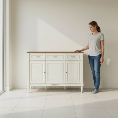 Meuble de rangement de designer Buffet Commodes Étagère Armoire en bois Armoires en bois Buffet neuf