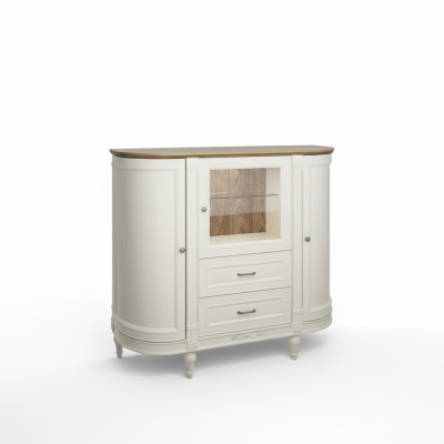Commode classique Commodes Armoire en bois Armoires Salon Bahut Vitrine