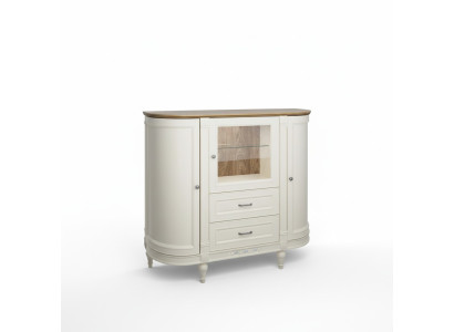 Commode classique Commodes Armoire en bois Armoires Salon Bahut Vitrine