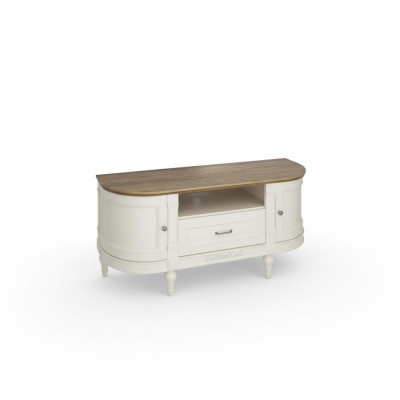 Commode en bois Bahut Commodes Buffet de salle de séjour 135 cm Planches basses Style ancien