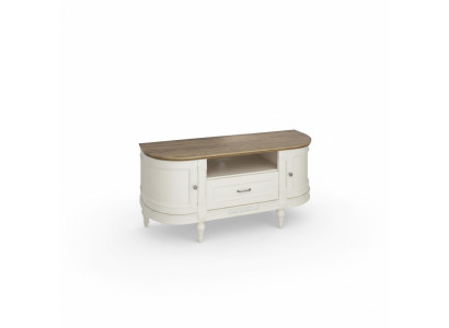 Commode en bois Bahut Commodes Buffet de salle de séjour 135 cm Planches basses Style ancien