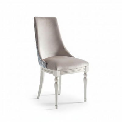 Chaise de designer fauteuil de luxe Chaises tapissées 1x Fauteuil Salon Salle à manger Textile