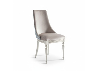 Chaise de designer fauteuil de luxe Chaises tapissées 1x Fauteuil Salon Salle à manger Textile
