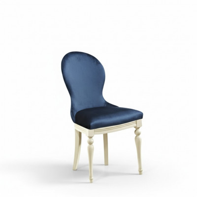Chaise 1x Luxe Design Tapisserie Chaises Designer Assise Bureau Salle à manger Bois Fauteuil