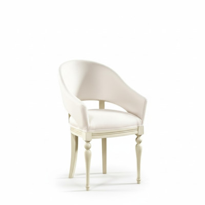 Fauteuil Chaise 1x Salle à manger Salon Siège Chaise rembourrée neuve Tissu Fauteuil TV