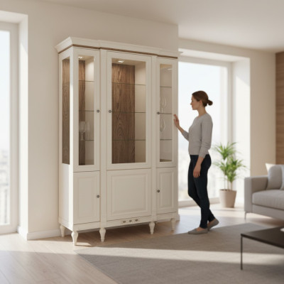 Vitrine Armoire Classique Vitrines Salon Salon Armoires