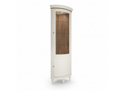 Vitrine d'angle Vitrine Armoire Vitrines Salon Vitrines de salon Design Bois neuf
