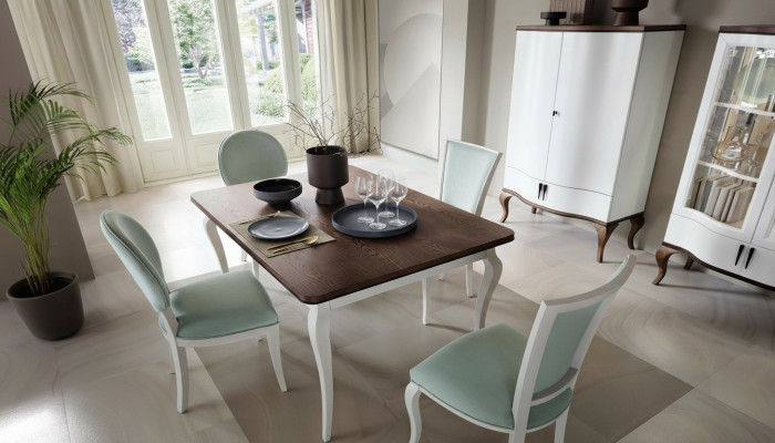 Table à manger de designer de luxe Table en bois Extensible 140/330cm Meubles de salle à manger Salon neufs