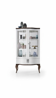 Vitrine classique Armoire de présentation Salle de séjour Vitrine de présentation Étagères Armoires