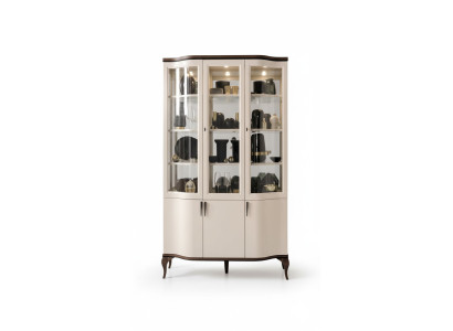 Armoires Vitrine Vitrines Bois Élégant Luxe Verre Armoire Planche en Bois