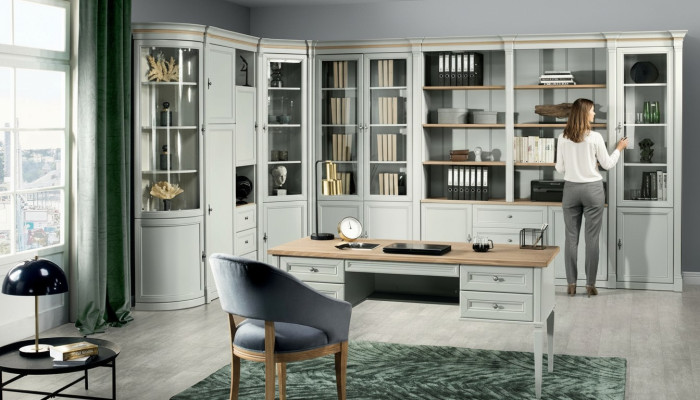 Armoire d'angle de garde-robe de bureau en bois de luxe - Obtenez un devis - Autres dimensions
