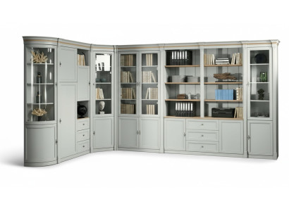Armoire d'angle de garde-robe de bureau en bois de luxe - Obtenez un devis - Autres dimensions